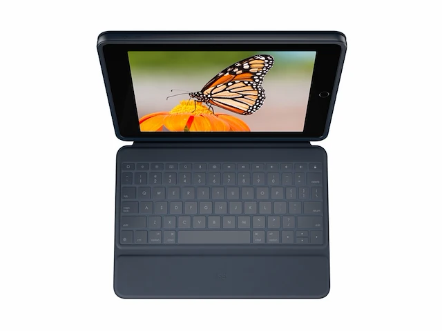 Logitech combo touch afneembare toetsenbordhoes voor ipad (10e gen) foliobehuizing qwerty - afbeelding 2 van  4