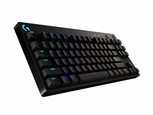 Logitech g pro mechanisch toetsenbord frans azerty zwart - afbeelding 2 van  5