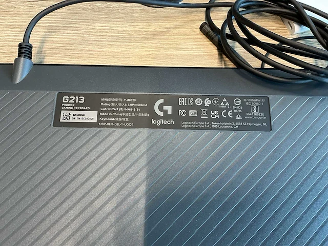 Logitech g213 toetsenbord - afbeelding 4 van  4
