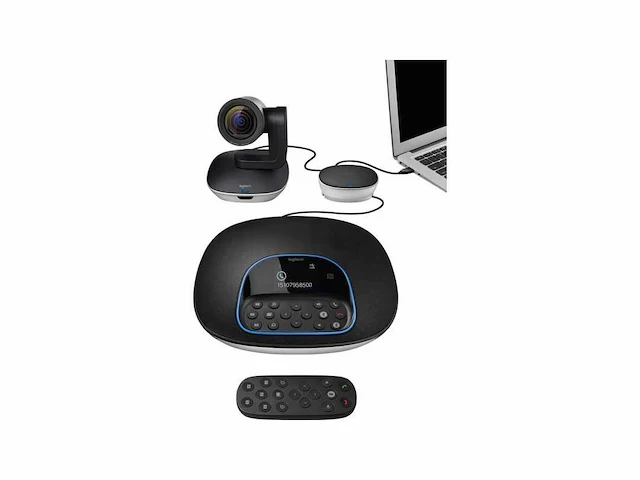 Logitech group full hd-webcam 1920 x 1080 pixel standvoet - afbeelding 1 van  3