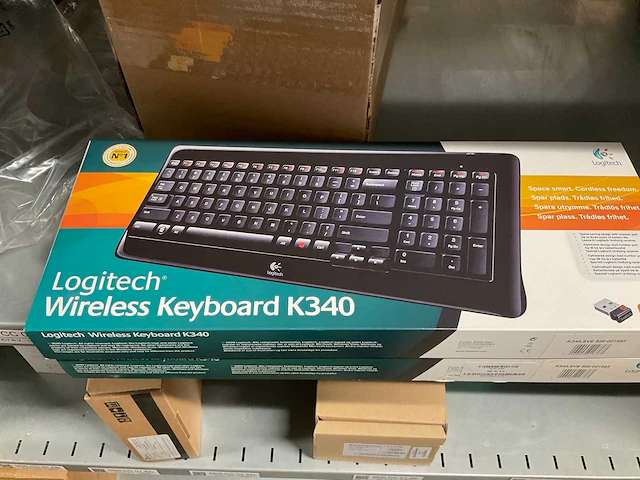 Logitech k340 draadloze toetsenborden - afbeelding 1 van  3