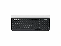 Logitech k780 toetsenbord rf-draadloos + bluetooth qwertz duits grijs, wit - afbeelding 4 van  5