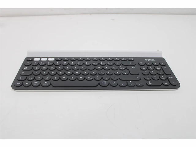 Logitech k780 toetsenbord rf-draadloos + bluetooth qwertz duits grijs, wit - afbeelding 5 van  5