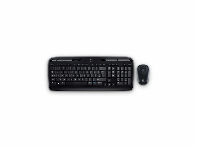 Logitech mk330 draadloos toetsenbord en muis combi qwerty zwart - afbeelding 1 van  5
