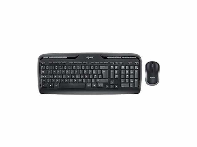 Logitech mk330 toetsenbord rf draadloos qwertz duits zwart - afbeelding 1 van  2
