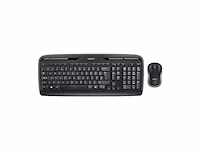Logitech mk330 toetsenbord rf draadloos qwertz duits zwart - afbeelding 1 van  2
