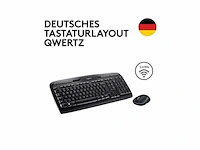 Logitech mk330 toetsenbord rf draadloos qwertz duits zwart - afbeelding 3 van  4