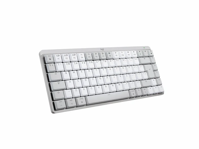Logitech mx mechanical mini - draadloos toetsenbord - geschikt voor mac -qwerty us - wit - afbeelding 1 van  3