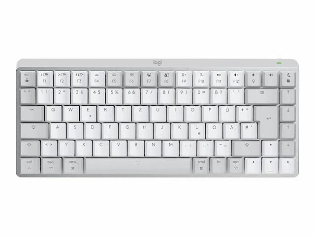 Logitech mx mechanical mini - draadloos toetsenbord - geschikt voor mac -qwerty us - wit - afbeelding 2 van  3