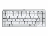 Logitech mx mechanical mini - draadloos toetsenbord - geschikt voor mac -qwerty us - wit - afbeelding 2 van  3