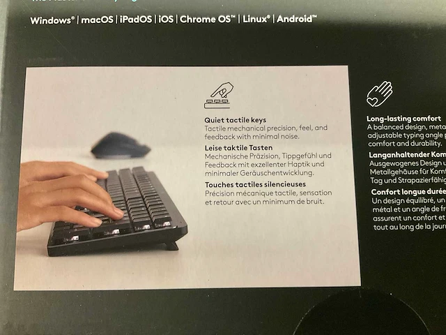 Logitech mx mechanical toetsenbord - afbeelding 3 van  4