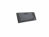 Logitech mx mini mechanical toetsenbord rf-draadloos + bluetooth qwertz duits grafiet, grijs - afbeelding 2 van  2