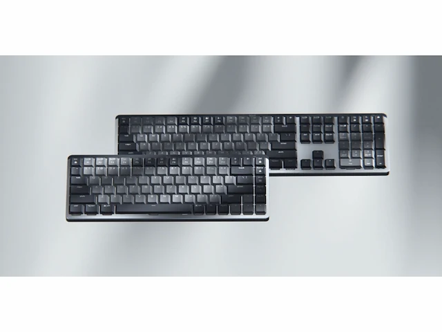 Logitech mx mini mechanical toetsenbord rfdraadloos + bluetooth qwertz duits grafiet - afbeelding 1 van  3