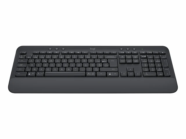 Logitech signature k650 draadloos toetsenbord - nlb azerty graphite - afbeelding 2 van  4