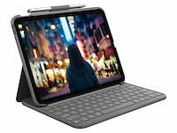 Logitech slim folio tablettoetsenbord geschikt voor ipad (10 gen) fr azerty - afbeelding 2 van  4