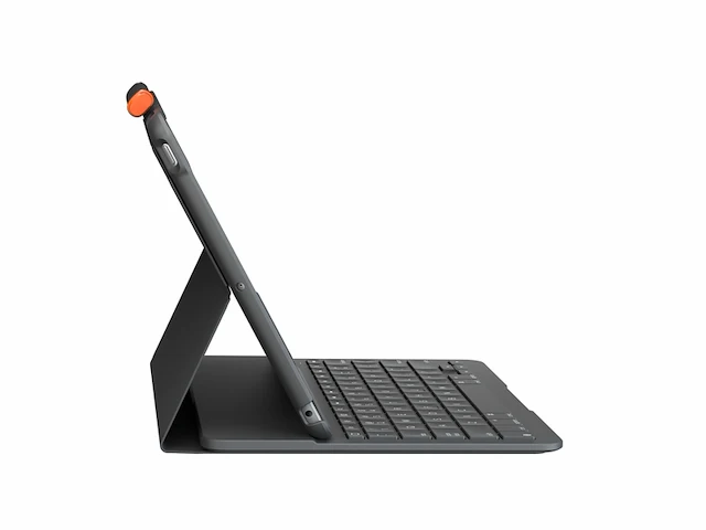 Logitech slim folio voor ipad (7e, 8e & 9e generatie) frans azerty - afbeelding 2 van  4