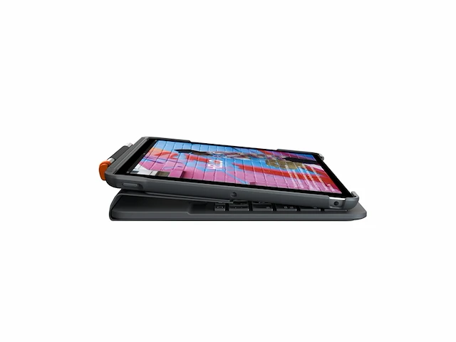 Logitech slim folio voor ipad (7e, 8e & 9e generatie) frans azerty - afbeelding 3 van  4