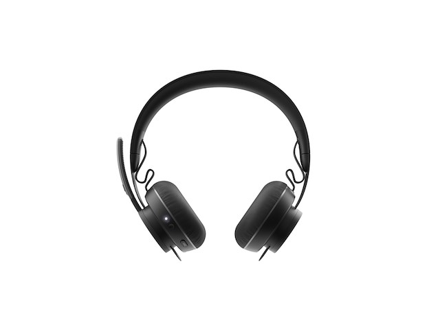 Logitech zone bedrade headset met microfoon met ruisonderdrukking zwart - afbeelding 4 van  6