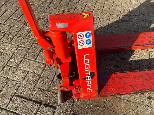 Logitrans hl 1000/3 hand hydraulische palletwagen - afbeelding 6 van  7