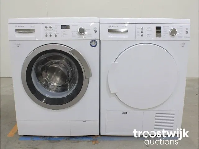 Logixx 8 varioperfect wasmachine & bosch avantixx 7 exclusiv droger - afbeelding 1 van  8