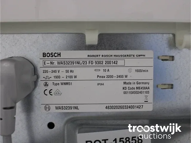 Logixx 8 varioperfect wasmachine & bosch avantixx 7 exclusiv droger - afbeelding 5 van  8