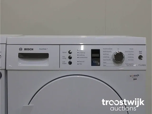Logixx 8 varioperfect wasmachine & bosch avantixx 7 exclusiv droger - afbeelding 6 van  8