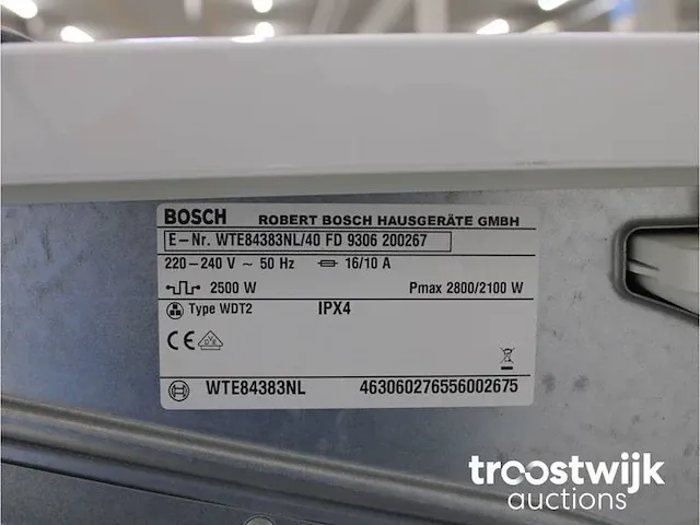 Logixx 8 varioperfect wasmachine & bosch avantixx 7 exclusiv droger - afbeelding 8 van  8