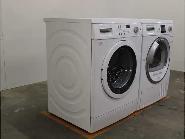 Logixx 8 varioperfect wasmachine & bosch ecologixx 7 droger - afbeelding 4 van  8