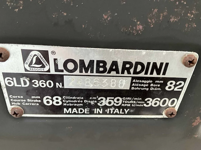 Lombardini caravan/aanhangwagen trekker - afbeelding 4 van  12