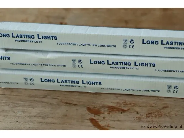 Long lasting lights t8 18w cool white - 3 stuks - afbeelding 3 van  4