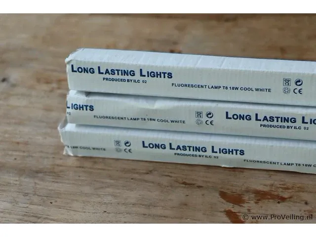 Long lasting lights t8 18w cool white - 3 stuks - afbeelding 4 van  4
