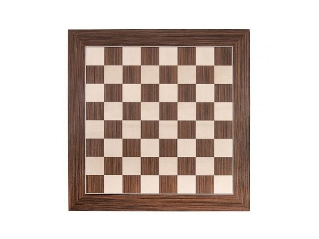 Longfield schaakbord walnoot/ esdoorn ingelegd 50x50 cm - afbeelding 1 van  4