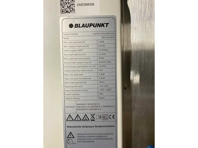 Longi - lr4-60hpb-350 - set van 10 full black longi (350 wp) zonnepanelen en 1 blaupunkt bps-v01-03.0 omvormer (1-fase) - afbeelding 10 van  10