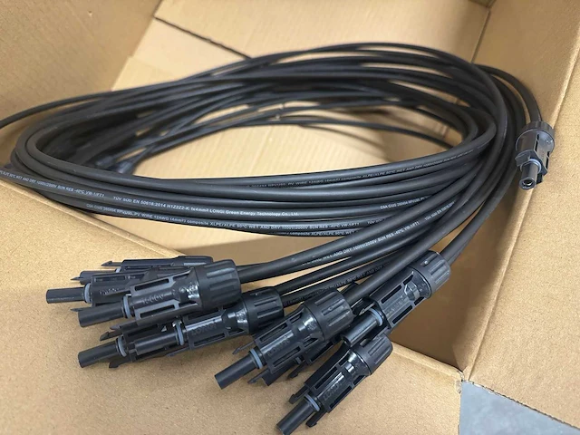 Longi - mc4 - set van 10 verlengkabels (200 cm) t.b.v. zonnepanelen - afbeelding 5 van  5