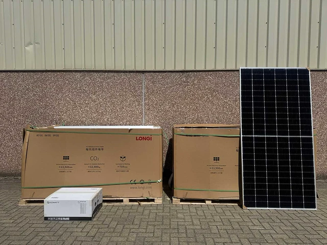 Longi - set van 62 longi zonnepanelen (535 wp) growatt 40 kw omvormer - afbeelding 1 van  7