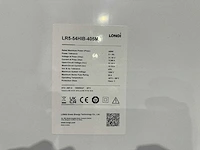 Longi - set van 7 full black zonnepanelen (405 wp) en 1 sma 3.0k omvormer - afbeelding 5 van  8