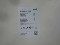 Longi - set van 7 zonnepanelen (540 wp) met omvormer 3,6 kw - afbeelding 2 van  6