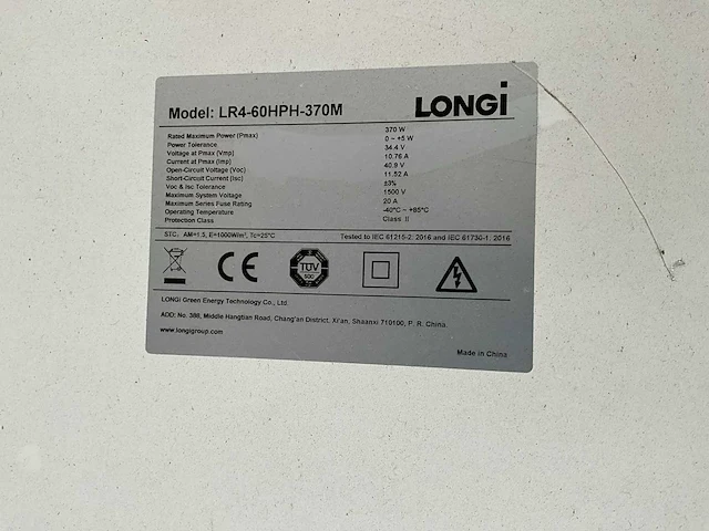Longi lr4-60hph-370m zonnepaneel (28x) - afbeelding 5 van  5