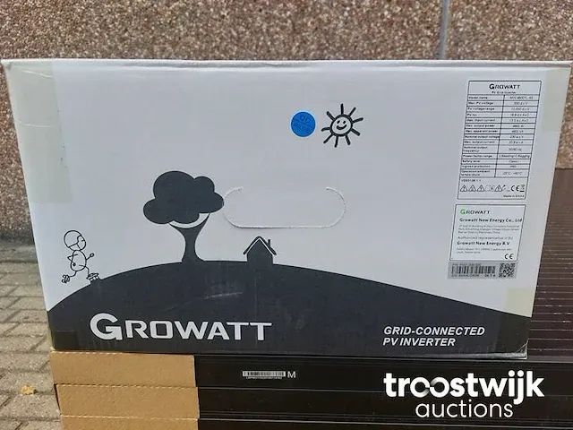 Longi set van 14 full black longi 350 zonnepanelen en 1 growatt min 4600tl-xe omvormer (1-fase) - afbeelding 6 van  9