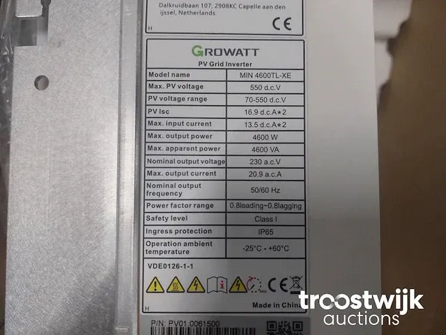 Longi set van 14 full black longi 350 zonnepanelen en 1 growatt min 4600tl-xe omvormer (1-fase) - afbeelding 8 van  9
