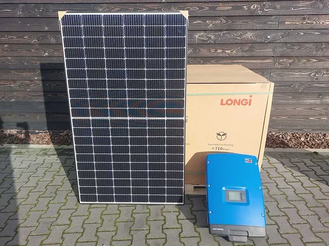 Longi solar - set van 16 longi solar zonnepanelen (380 wp) en 1 sma stp 5.000 tl-20 omvormer (3-fase) - afbeelding 1 van  3