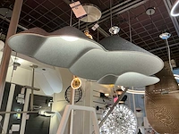 Loom design panorama grijs hanglamp - afbeelding 1 van  4