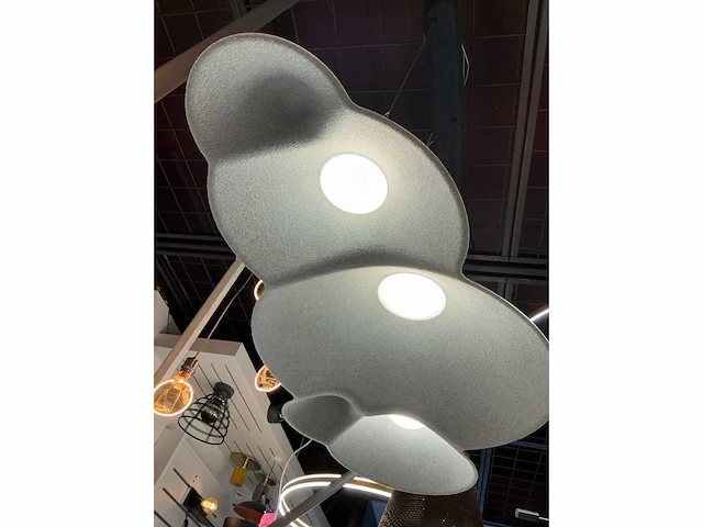 Loom design panorama grijs hanglamp - afbeelding 2 van  4