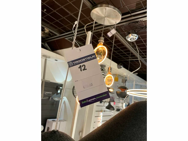 Loom design panorama grijs hanglamp - afbeelding 4 van  4