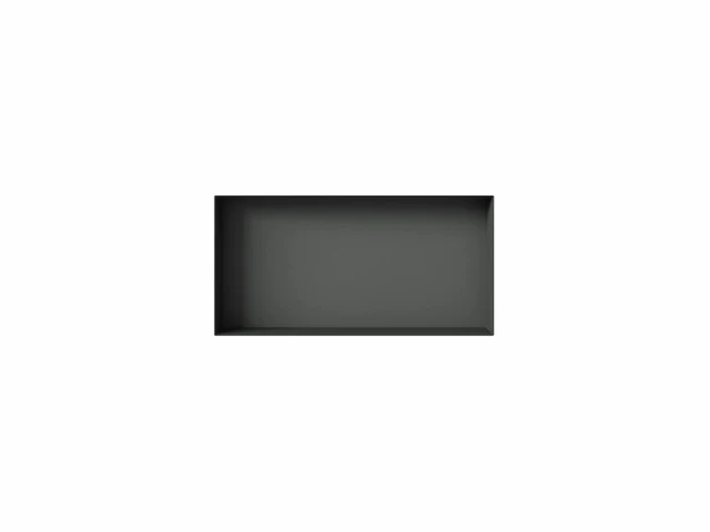 Looox colour box inbouwnis - 60x30x10cm - rvs zwart mat - afbeelding 2 van  3