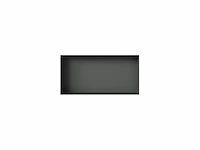 Looox colour box inbouwnis - 60x30x10cm - rvs zwart mat - afbeelding 2 van  3