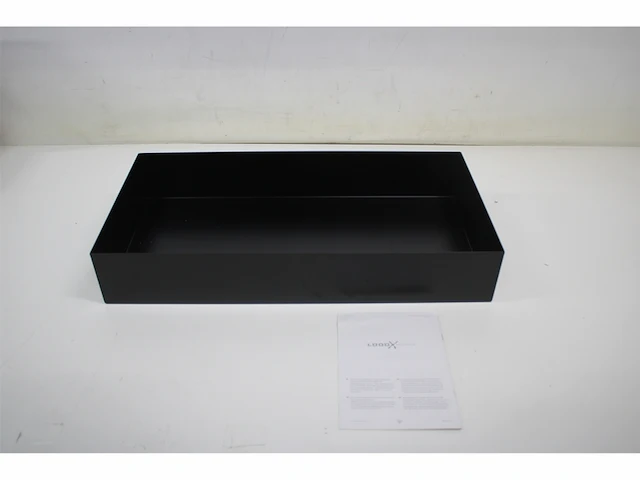 Looox colour box inbouwnis - 60x30x10cm - rvs zwart mat - afbeelding 3 van  3