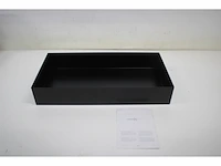 Looox colour box inbouwnis - 60x30x10cm - rvs zwart mat - afbeelding 3 van  3