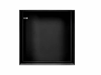Looox colour box inbouwnis 30x30x10cm rvs zwart mat - afbeelding 1 van  3