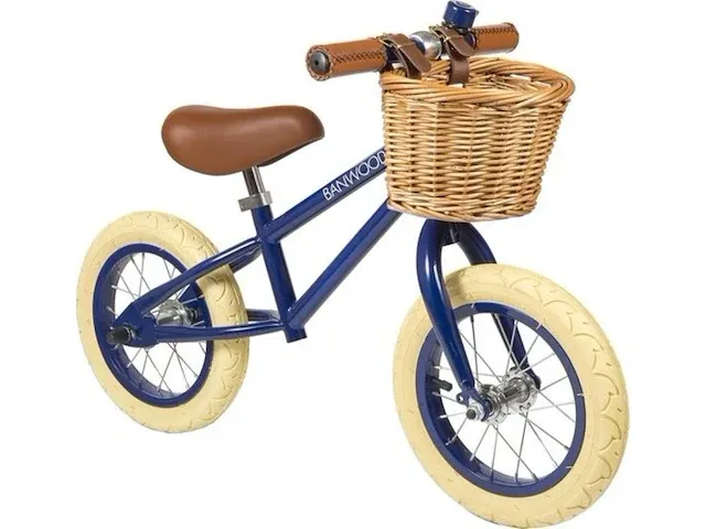 Loopfiets banwood, first go, blauw - afbeelding 2 van  5